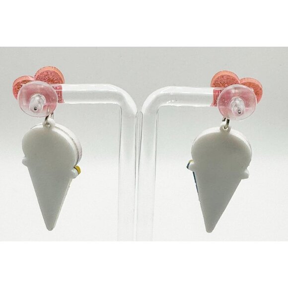 Women's Ice Cream Heart Earrings NWT - Picture 4 of 4